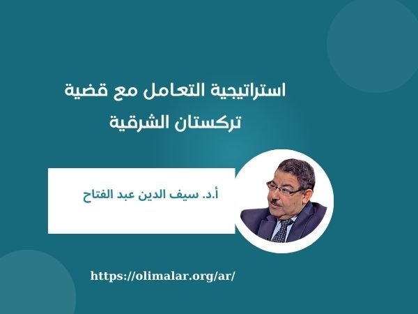 استراتيجية التعامل مع قضية تركستان الشرقية